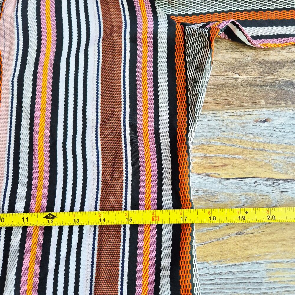 Tory Burch Silk Multicolor Striped Button-Up Shir… - image 11